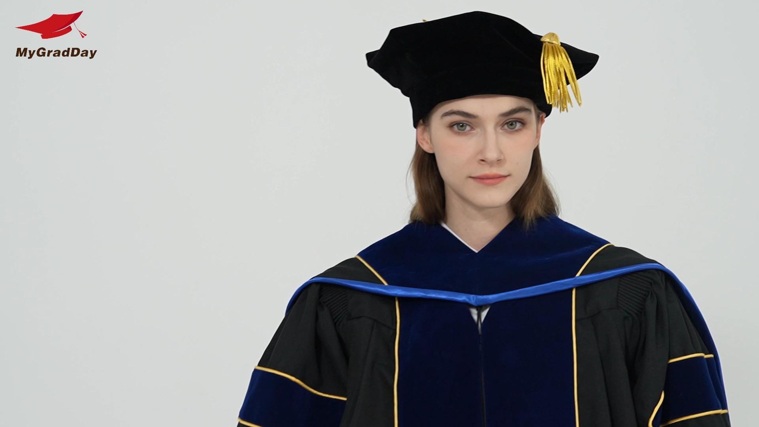 Amazon.com: MyGradDay Doctoral Graduation Tam 8 Sides Doctorate
